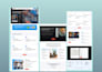 design modern plumbing,construction,roofing or real estate websites